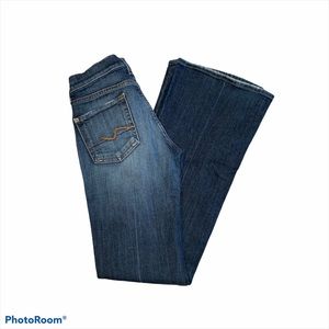 Seven For All Mankind Flare style denim jeans.